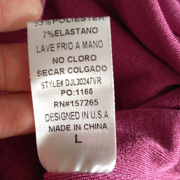 NWT JLuxLabel Size Large Fushcia Pink Tie Skirt - Picture 10 of 13